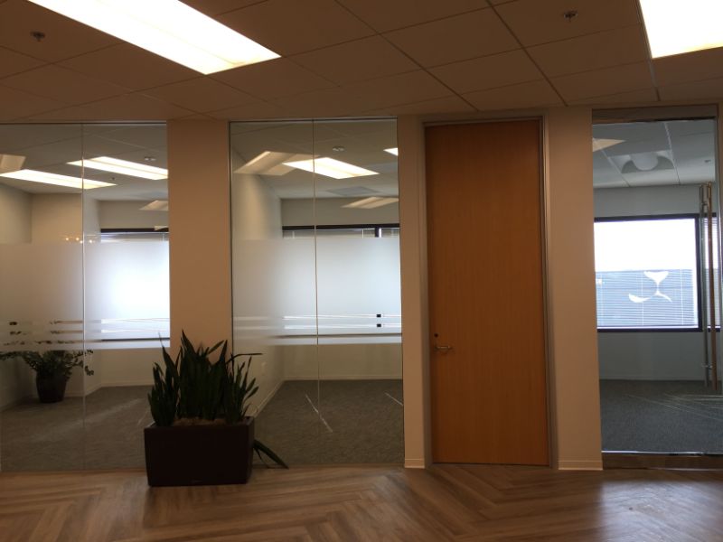 Frosted Glass Graphics in Orange County CA