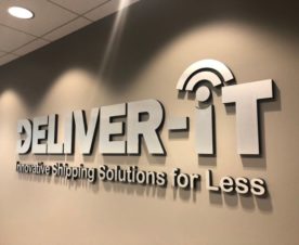 Logo Lobby Signs with 3D Lettering in Anaheim CA