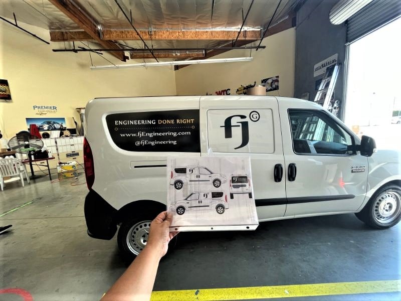 ensuring van graphics are installed correctly in los angeles, ca