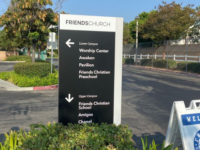 Signs and graphics for churches in Orange County CA