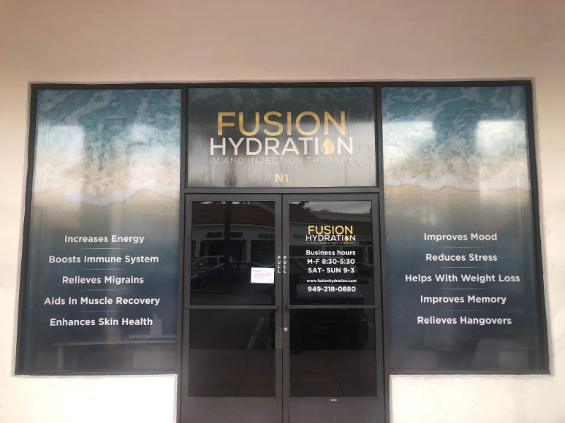 Window graphics for advertising and visibility in Orange County CA