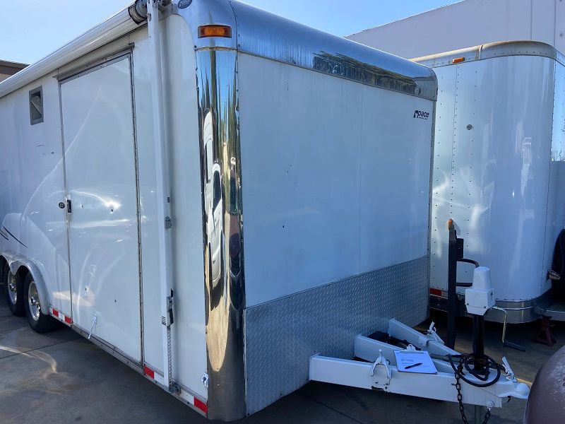 Utility Trailer Before Wrap in Buena Park CA