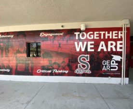 wall wraps for schools in Anaheim, CA