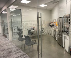 office frosted glass graphics in irvine, ca