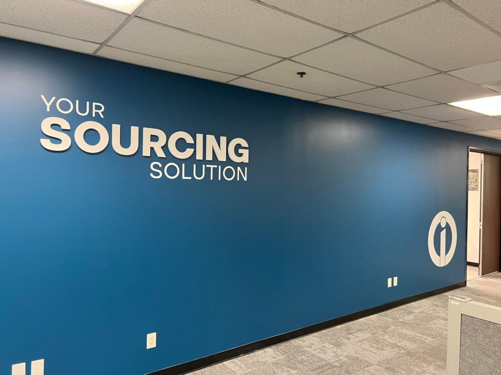 vinyl wall graphics with 3D lettering in Cerritos CA