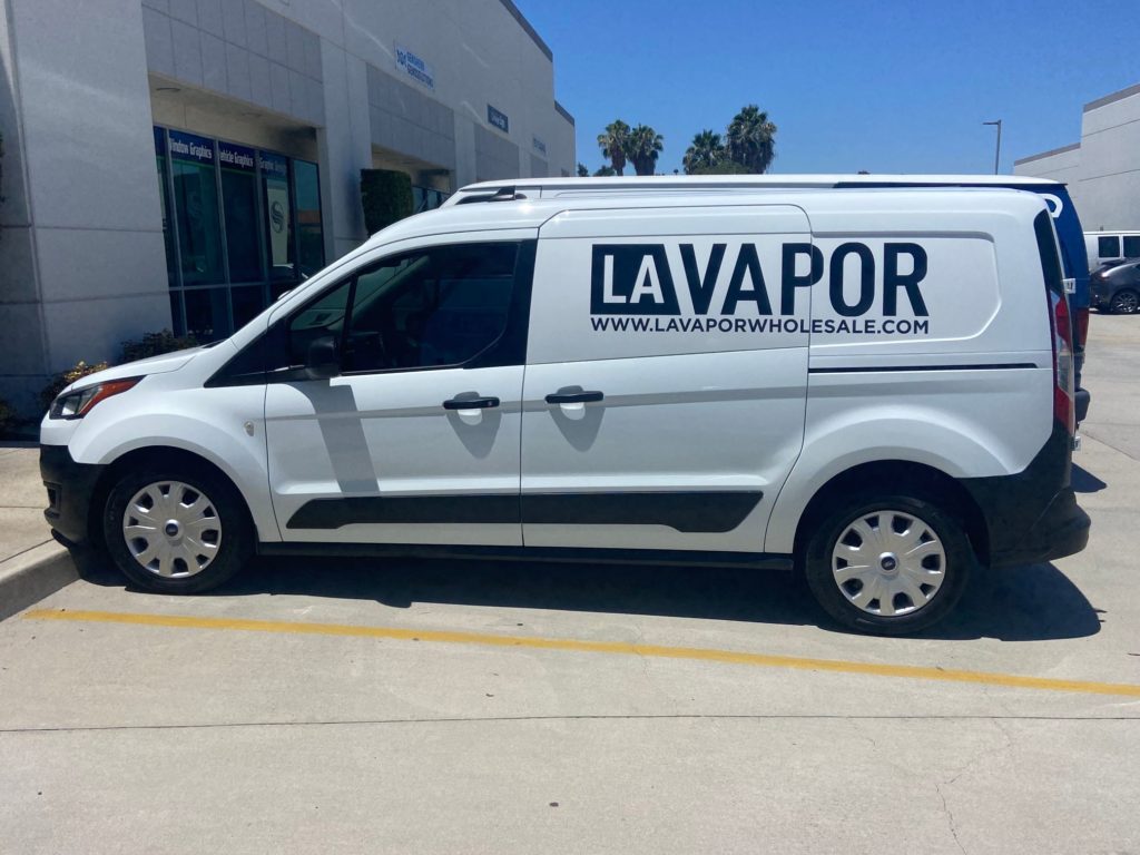 Custom Decals and Lettering for Commercial Vans in Los Angeles CA