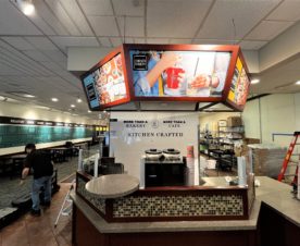 Restaurant Wall Graphics and Vinyl Lettering in Los Angeles