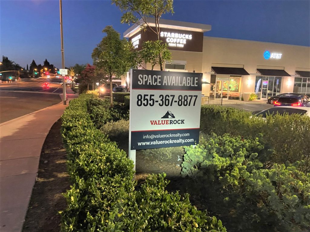 commercial property for lease signs in orange county, ca