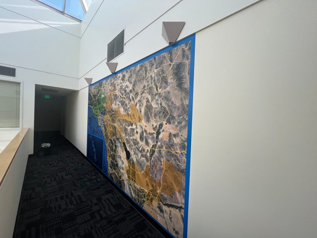 Custom Map Wall Graphics in Los Angeles CA