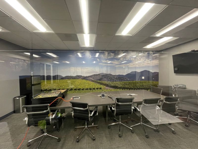 conference room wall murals in tustin, ca