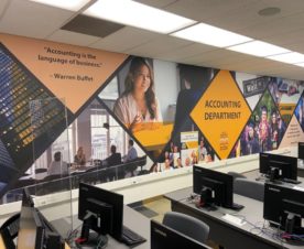 wall graphics and wraps for schools in los angeles, ca