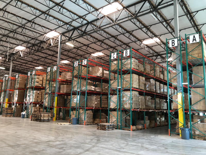 warehouse pallet racking signs in los angeles