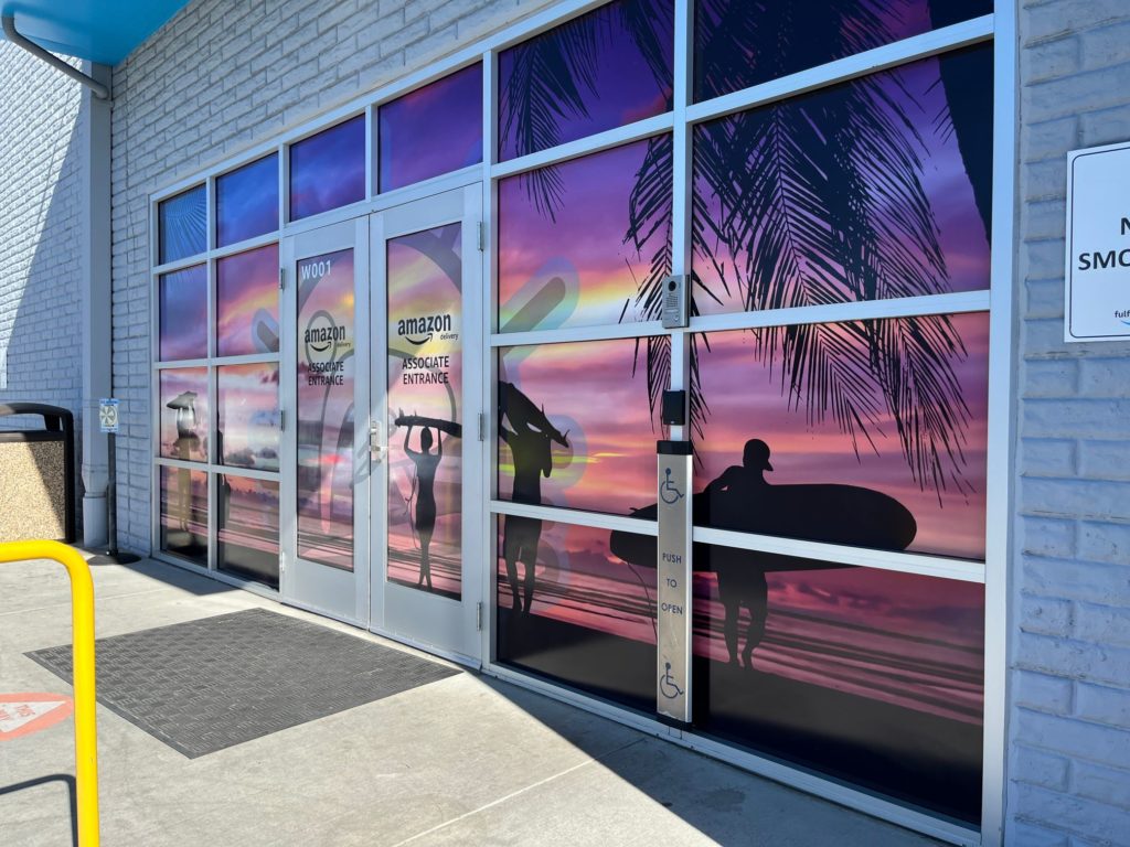See Through Window Graphics For Commercial Buildings In Anaheim, CA