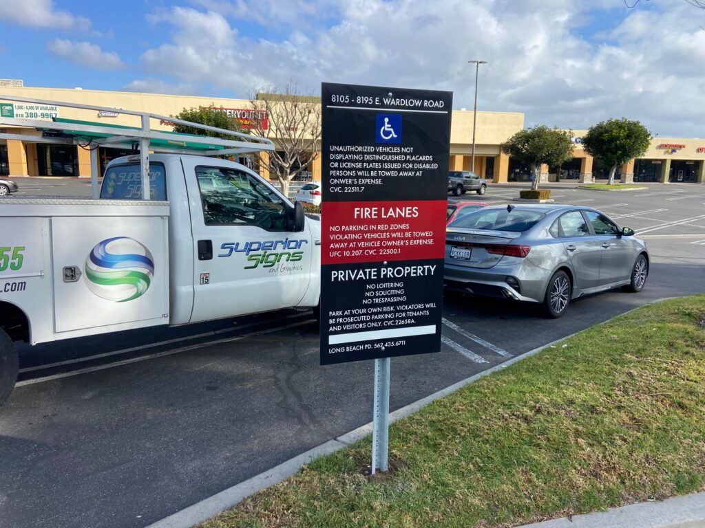 Commercial Property Signs in long beach, ca