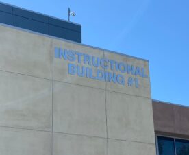brushed aluminum building lettering and logos in los angeles, ca