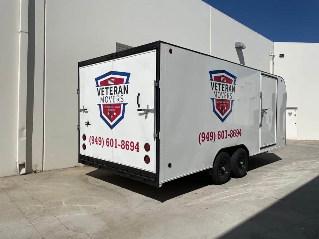 cargo trailer decals and lettering in orange county, ca