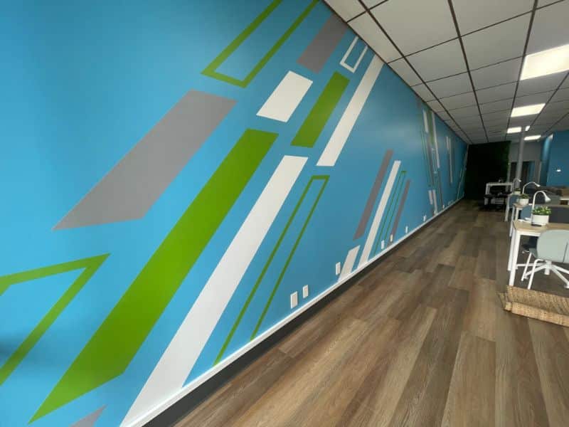 custom designed wall graphics and stripes in santa ana, ca