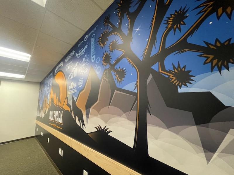 custom designed wall graphics for offices in riverside, ca
