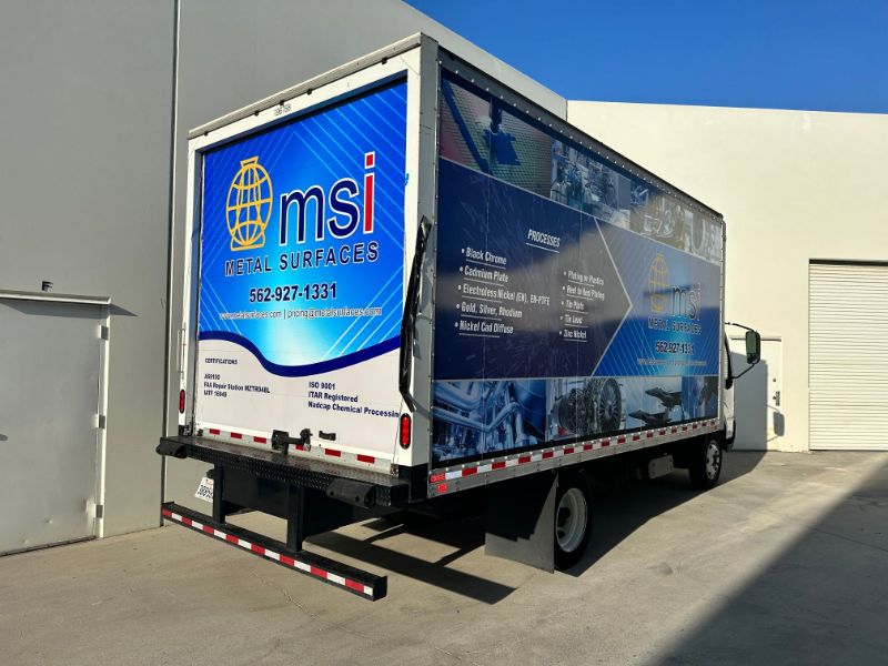 Decals and graphics for box trucks in Los Angeles, ca