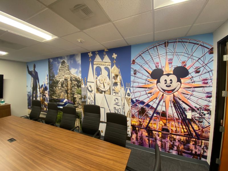 conference room wall graphics for offices in orange county, ca