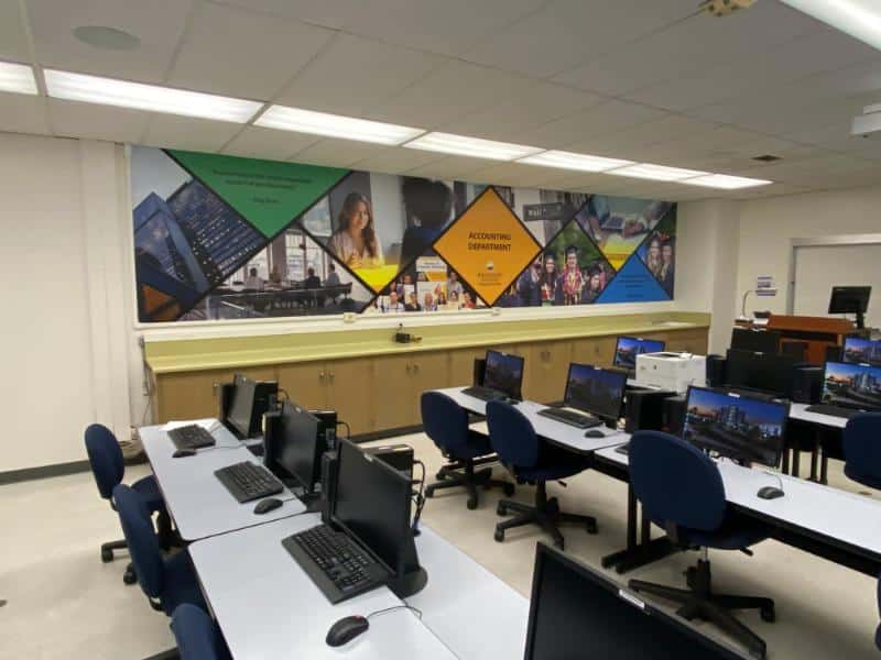 college and university wall graphics in los angeles, ca