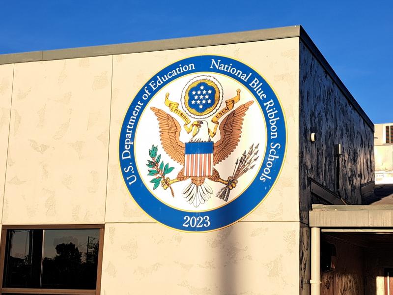 national blue ribbon school signs in orange county, ca