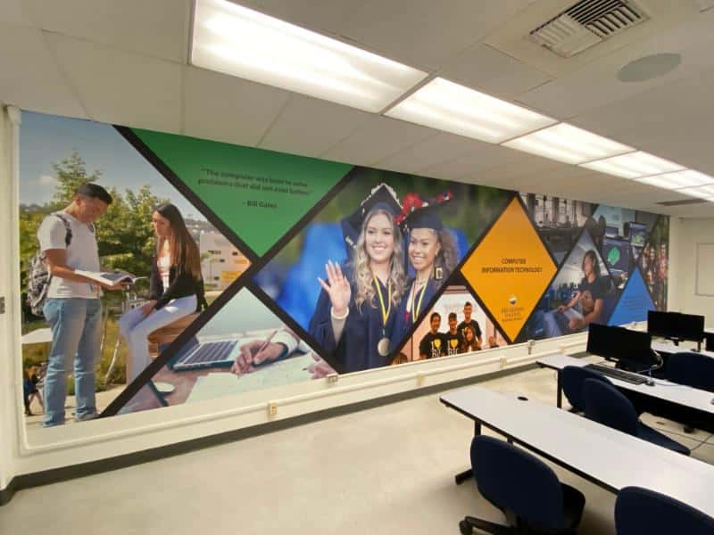 wall wraps and graphics for schools in los angeles, ca