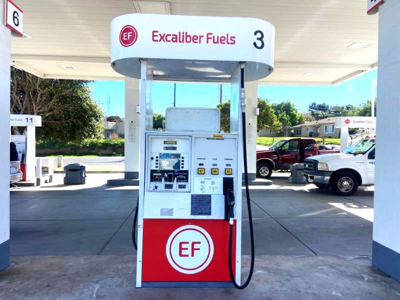 gas station rebranding new graphics in riverside, ca