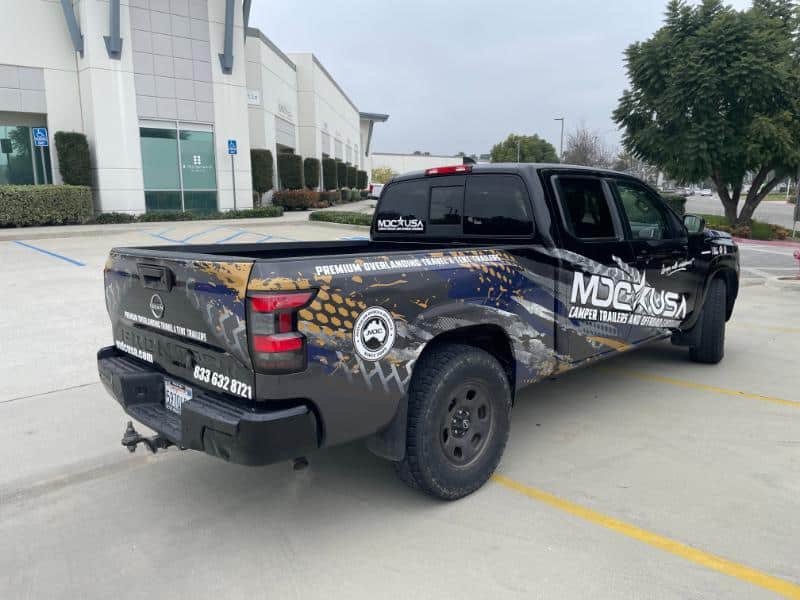 partial wraps for commercial trucks in buena park, ca