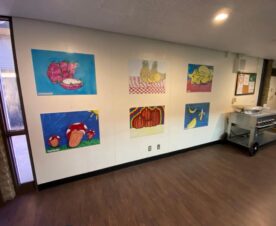 student artwork wall graphics for schools in orange county, ca