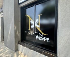 graffiti proof window graphics for escape rooms in Orange County, ca