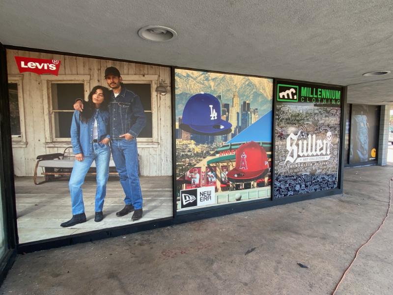 Used Store Graphics Retail Window Graphics In Buena Park