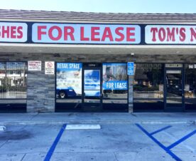 retail space for lease window graphics and signs in downey, ca