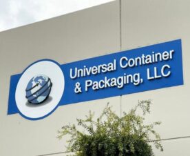 Chino. ca distribution center building signs