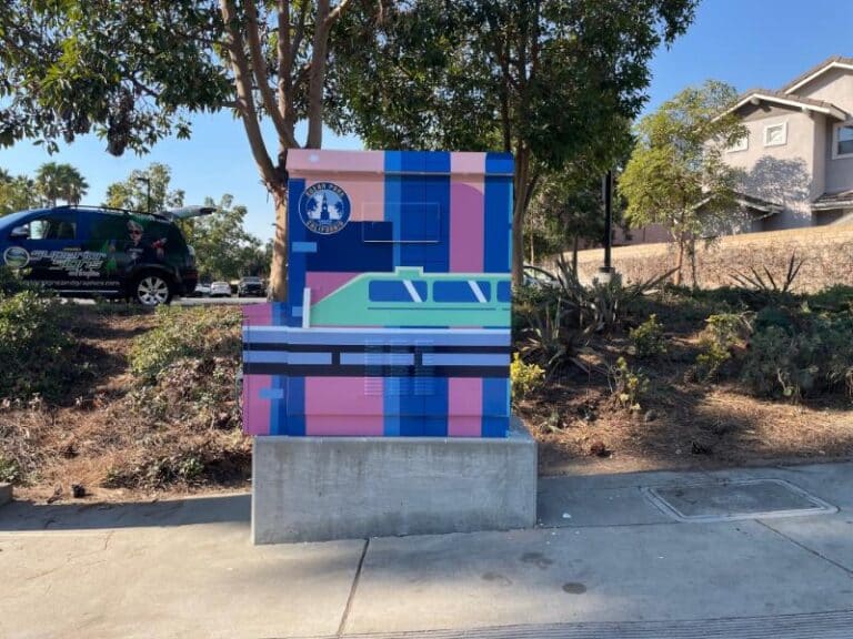 Custom Electrical box Wraps and graphics in Orange county, ca