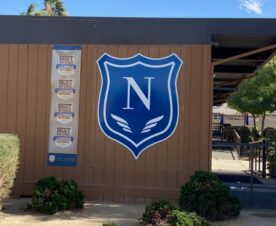 contour cut logo signs for schools in orange county, ca