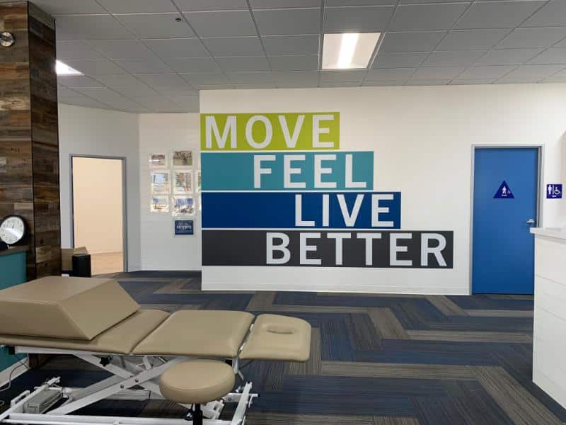 custom wall graphics and decals for physical therapy centers in anaheim, ca