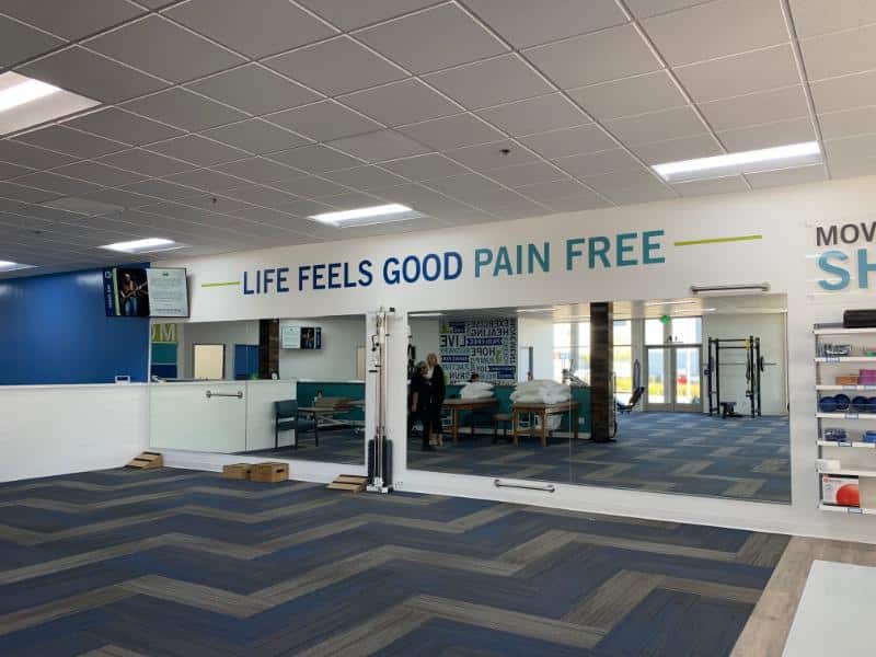 wall graphics for physical therapy centers in anaheim, ca