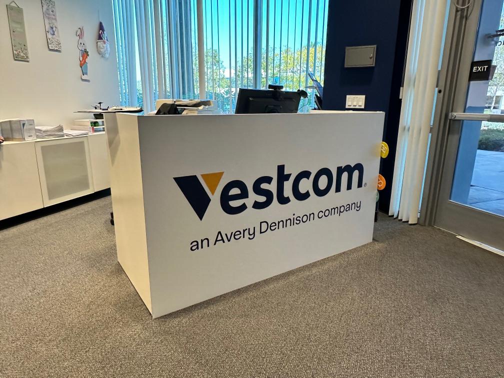 reception area signs and graphics in orange county, ca