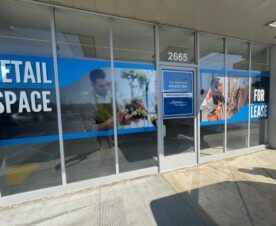 window graphics with anti-graffiti laminate in anaheim, ca