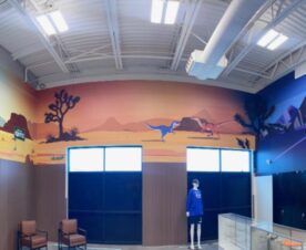Giant wall graphics for large warehouse areas in san bernardino county, ca