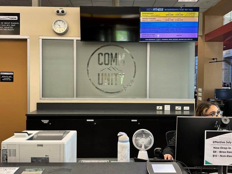 frosted glass for privacy in offices in brea, ca