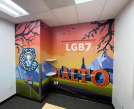 rialto, ca office wall graphics