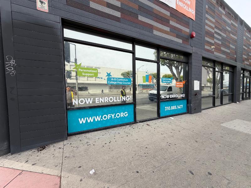 Custom window graphics for retail shops in compton, CA