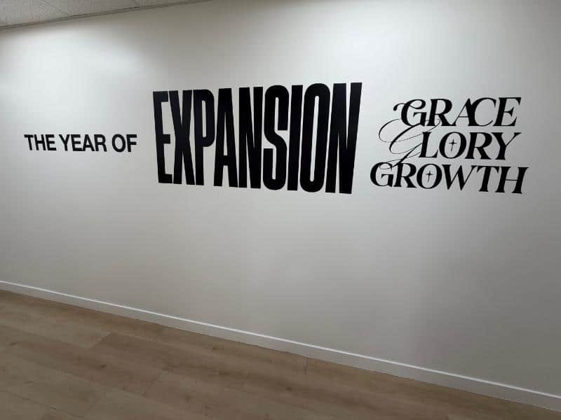 Vinyl Wall Lettering For Churches In Los Angeles