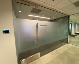 frosted glass privacy film for conference rooms in orange county, ca