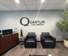 Custom lobby logo signs for law offices in los angeles, ca