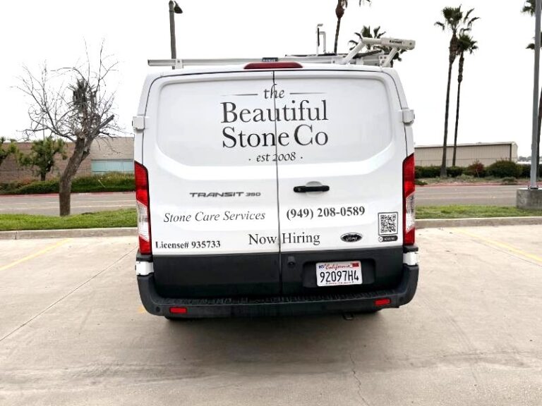 commercial van decals and lettering in Santa Ana, ca
