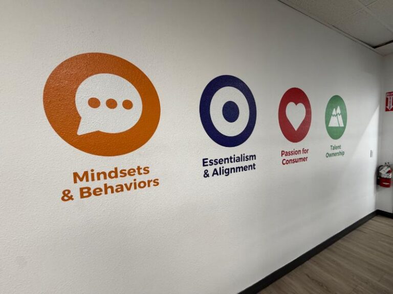 vinyl wall decals and lettering for office spaces in los angeles, ca