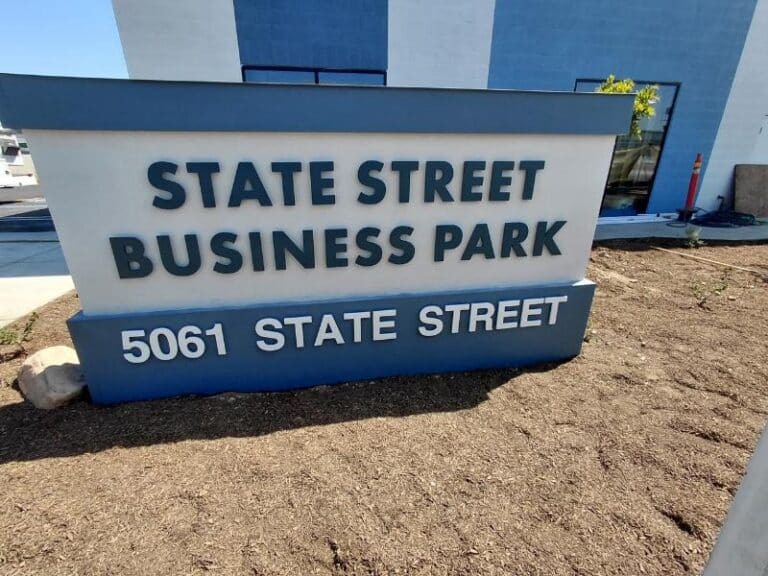 Square Raised Monument Lettering Laser Cut Acrylic Lettering In Los Angeles County